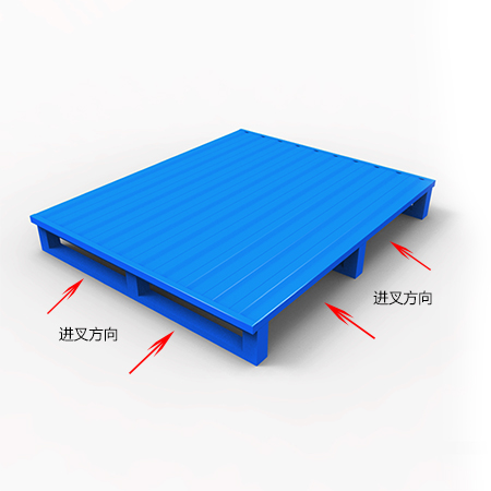 鋼托盤單面四向進(jìn)叉)